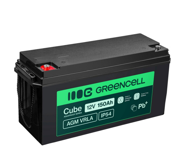 Green Cell Cube AGM VRLA IP54 12V 150Ah - 1364786 - zdjęcie